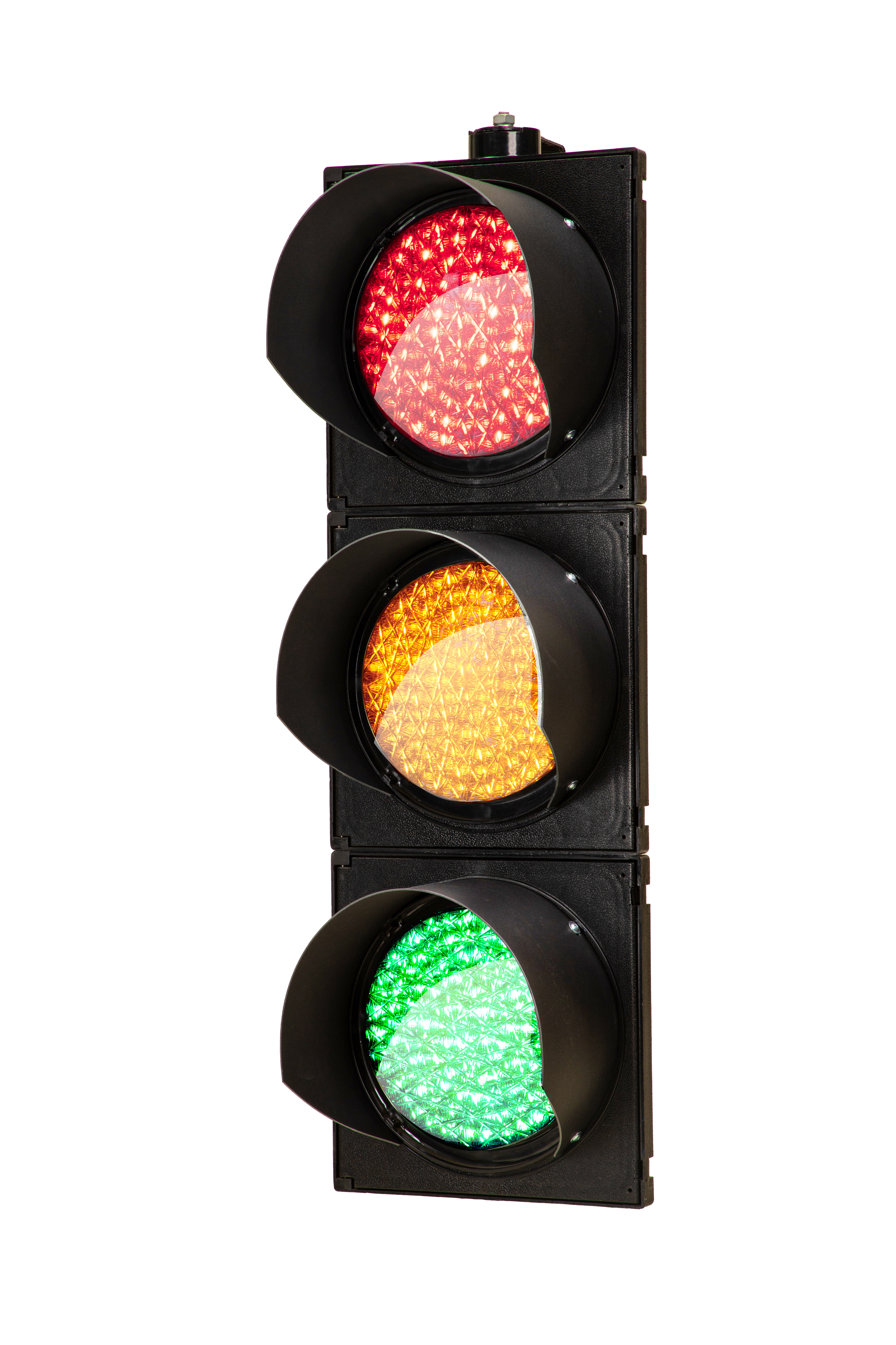GAOQIAO LED traffic signal — red, amber, green