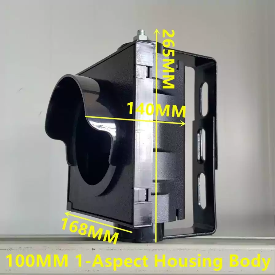 1 aspect/section Led Traffic Lights Body, as 100MM(4 Inch)*1/101