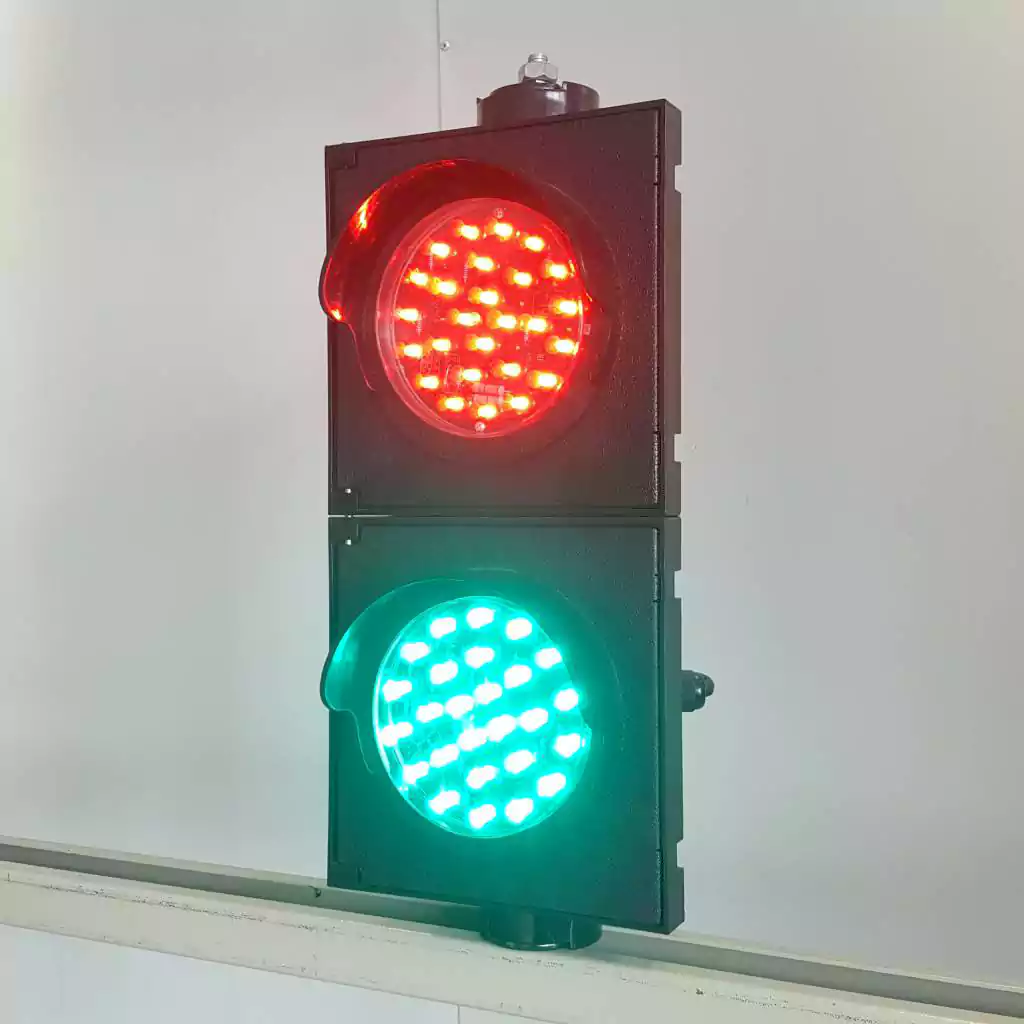 2-Aspect Led Traffic Lights Red Green Ball Shape Parking