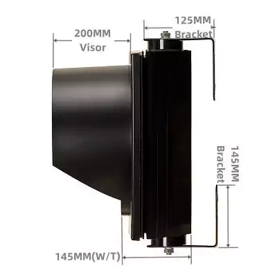 300MM(12 Inch) 1-Aspect Tri-Colore Red Yellow Green Ball Traffic Signal Light