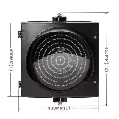 300MM(12 Inch) 1-Aspect Tri-Colore Red Yellow Green Ball Traffic Signal Light
