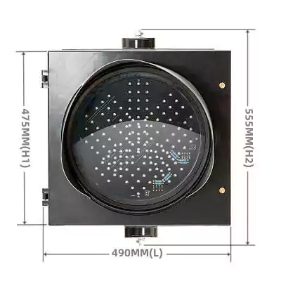 1 Aspect/Section Led Traffic Light With Red Cross Green Arrow Lane Control Light, as 16 Inch(400MM)*1/401