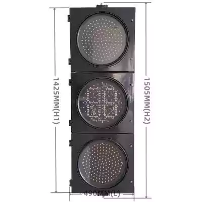 Đèn giao thông Led 3 khía cạnh/phần với bộ hẹn giờ thông minh màu đỏ vàng xanh, như 16 inch (400MM) * 3/403