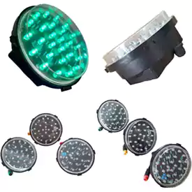 M&ocirc;-đun đ&egrave;n LED m&agrave;u v&agrave;ng sửa chữa đ&egrave;n giao th&ocirc;ng 4 inch (100MM)
