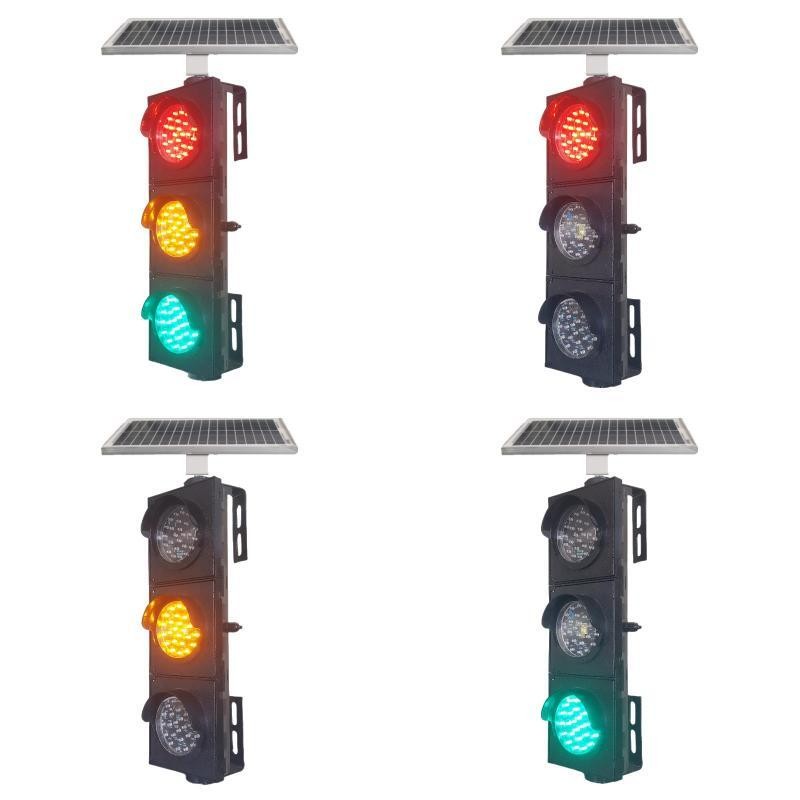 4 Inch(100MM) Solar Traffic Light For Vehicle