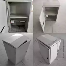 Tủ điều khiển tín hiệu giao thông cho bộ điều khiển đèn giao thông 22 đầu ra