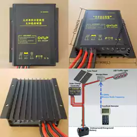 Bộ điều khiển sạc thích ứng 12V24V 10A cho bộ điều khiển giao thông năng lượng mặt trời